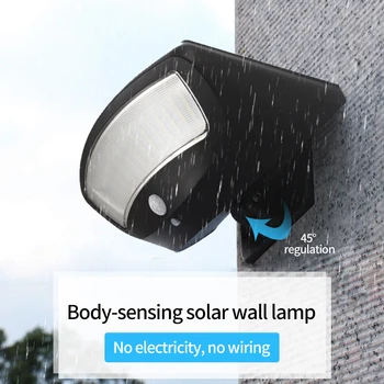 

5 LED Outdoor Solar Wall Lamp Waterproof Powered for Garden Decoration Yard Pathway Street Light Flood Light Solar Lamp