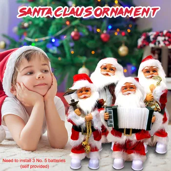 

Christmas Decorations Singing And Moving Santa Music Christmas Toys Decoration Ornaments Christmas Surprise For Kids