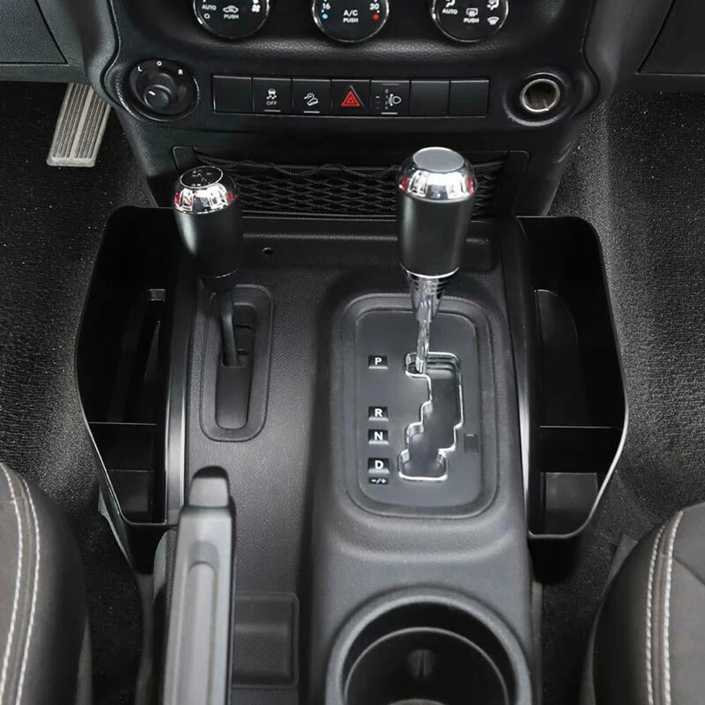 Для Jeep Wrangler JK 2011- боковая коробка для хранения Внутренняя ABS коробка переключения передач