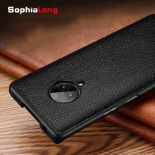 SophiaLong Cases for Vivo Nex 3 Coque Genuine Leather Case for Vivo Nex 3 NEX3 Phone Cover Housing with Litch Pattern Fundas