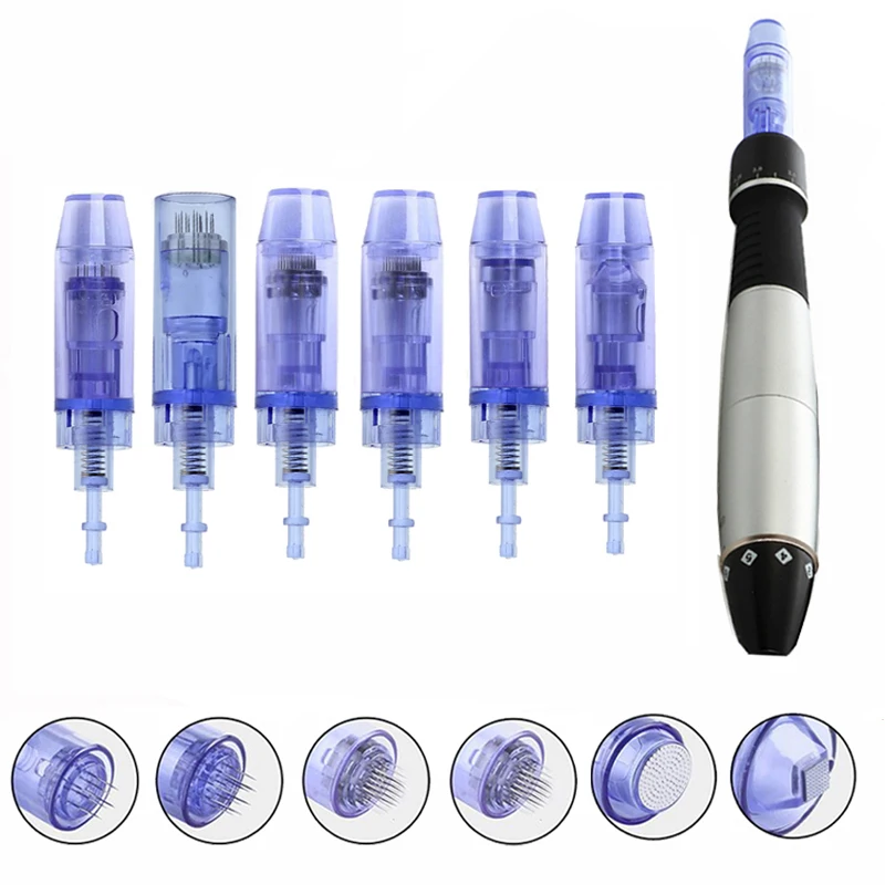 50 шт./лот Bayonet Nano Round 12 Pin иглы картриджи с микроиглами для электрического Dr Derma Pen