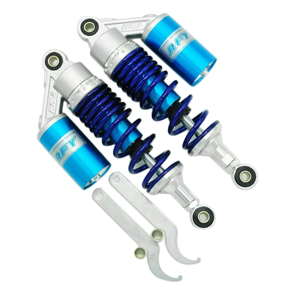 1 Pair 295mm Motorcycle Suspension Air Rear Shock Absorbers Universal Fit for ATV Go Kart Quad Dirt Sport Bikes - 661lbs
