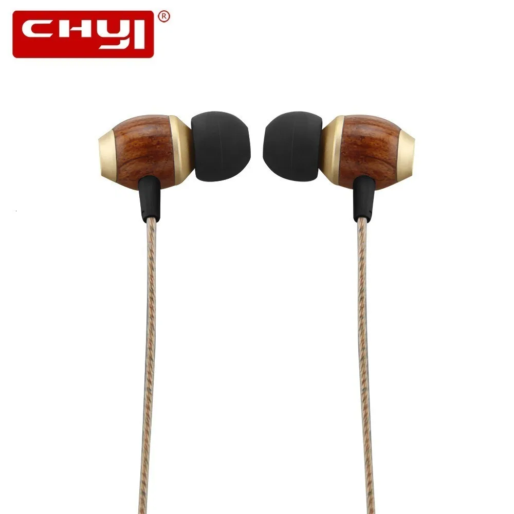CHYI палисандр проводной сабвуфер наушники высокоэластичные Hifi наушники с линейным управлением TPE гарнитура наушники для телефона компьютера