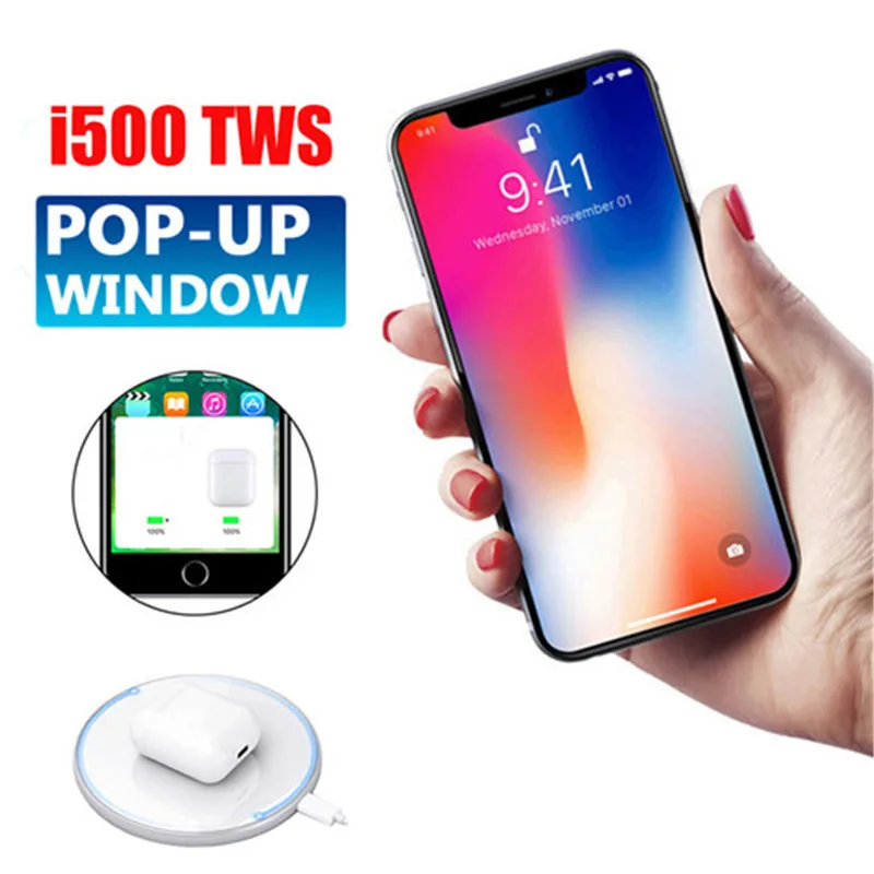 i500 TWS Wireless Earbuds Smart Sensor 1:1 Gen 2 HiFi Sound Bluetooth 5.0 Earphones PK i10 i12tws i30 i60 i200 TWS H1 W1 Chip i500 TWS Wireless Earbuds Smart Sensor 1:1 Gen 2 HiFi Sound Bluetooth 5.0 Earphones PK i10 i12tws i30 i60 i200 TWS H1 W1 Chip