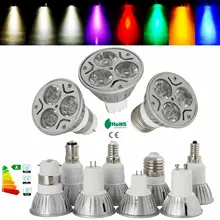 

Dimmable GU10 E12 E14 E27 B22 GU5.3 LED Bulbs Light 110V 220V Warm/Cool White 3W Super Bright Led Spotlights Beam Angle