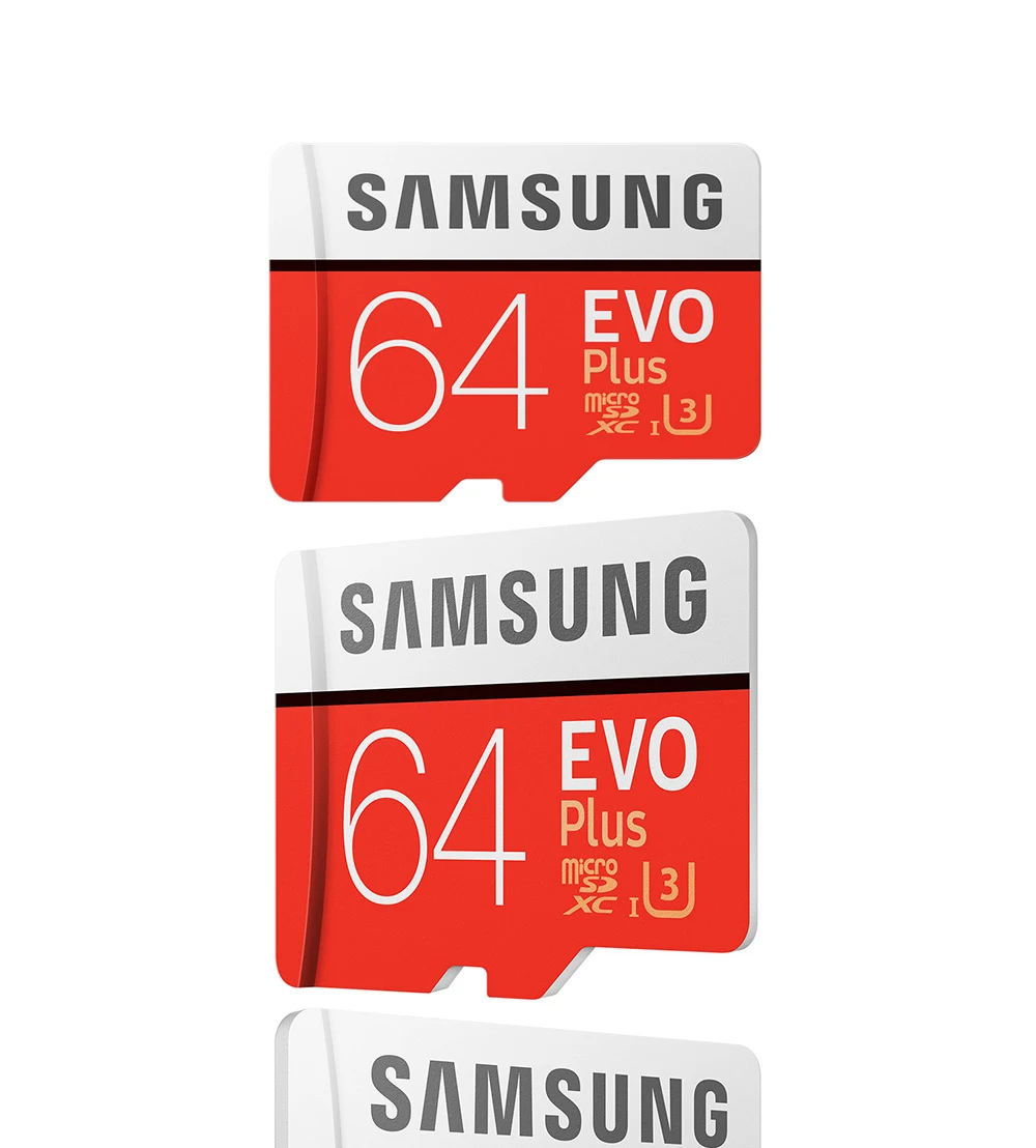 Оригинальная карта памяти SAMSUNG EVO Plus, 64 ГБ U3 EVO+ 128 ГБ, 256 ГБ, класс 10, карта Micro SD, 32 ГБ, 16 ГБ, microSD, UHS-I, U1, tf-карта