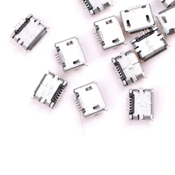 

20 Pcs Connector 5-Pin Micro USB Type B Female Socket SMD SMT Soldering Jack