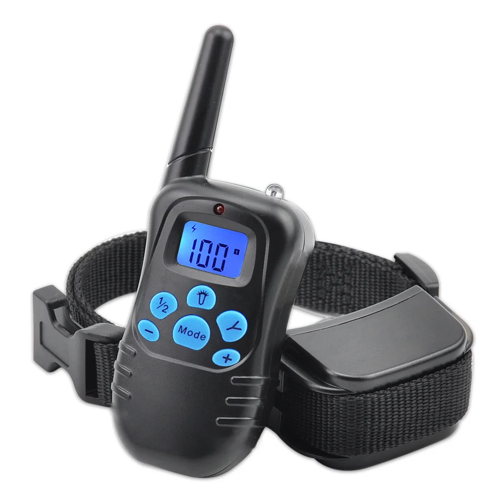 

Ultrasonic Device Antilay Electric Anti Bark Dog Collar with Electric Shock Dog Training Equipment Collier Dressage Chien
