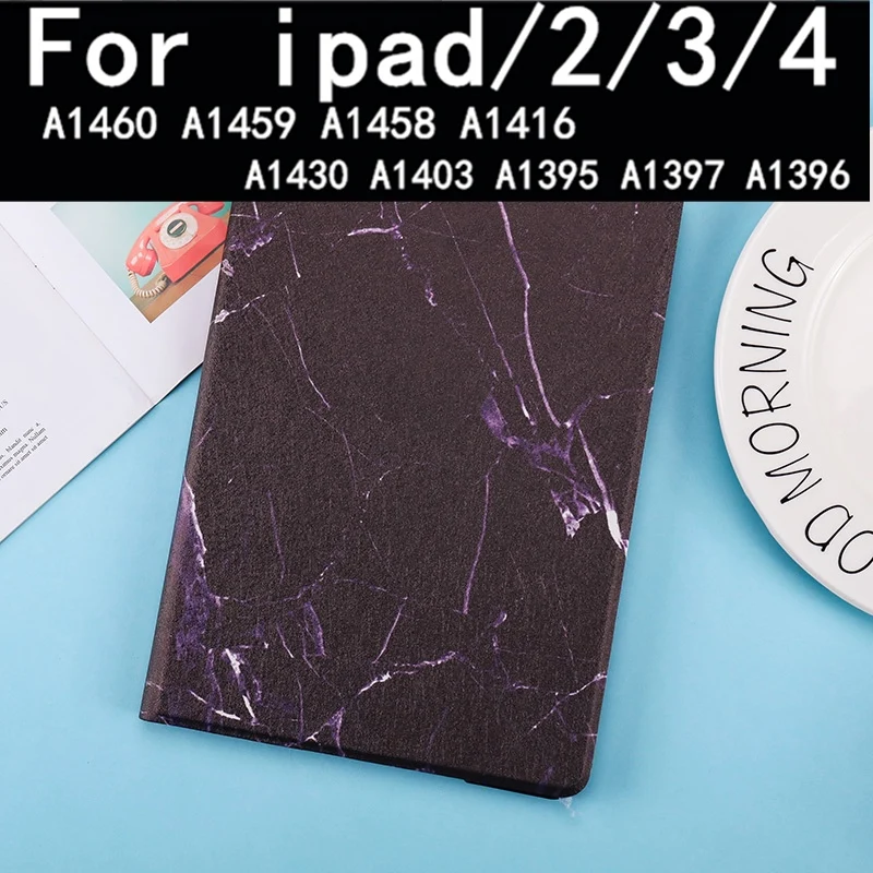 Для iPad 9,7 5th 6th чехол, мраморный узор защитный чехол для iPad 5/6 Air 2 3 iPad Mini на возраст 1, 2, 3, 4, 5, iPad 2/3/4 pro 10,5 - Цвет: 234 AS picture