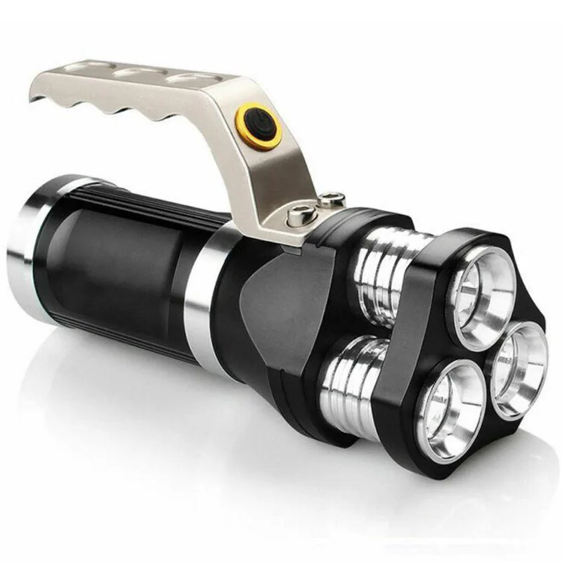 

Torch Flashlight Searchlight Waterproof Non slip Touch sensitive Aluminum Powerful LED Flashlight Camping Lantern