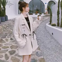 @ YYDS – petite veste de costume décontractée pour femmes, avec cordon de serrage, Design Sense, nouvelle collection printemps 