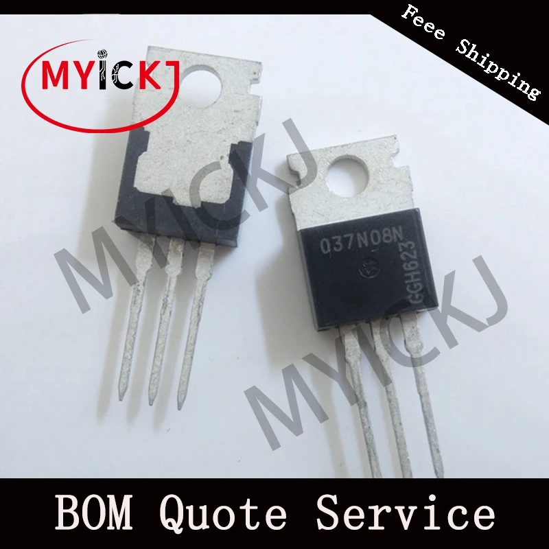 

10PCS 037N08N TO-220 isc N-Channel MOSFET Transistor IC Chip