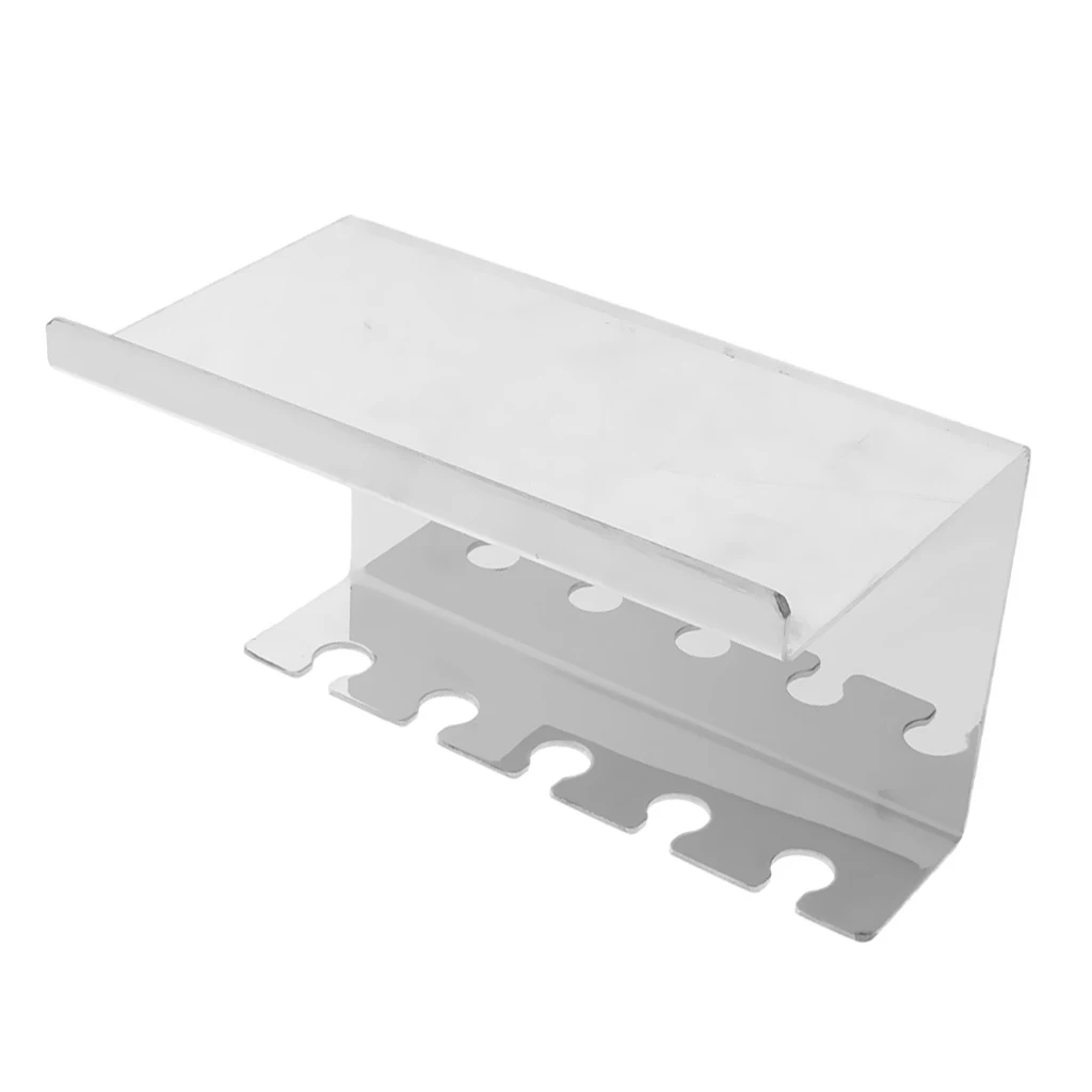 Stainless Steel Wall Mounted Shower Bathroom Toothbrush Toothpaste Holder Stand 5 Holes, Easy To Install