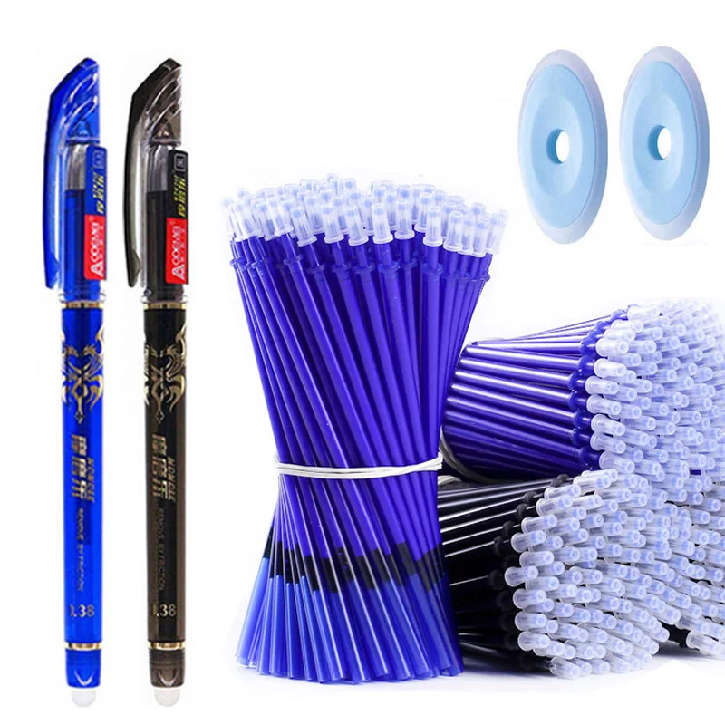 

23Pcs Magic Erasable Gel Pen Set Washable Handle 0.5mm Blue Black Red Erasable Pen Refill for School Office Writing Stationery