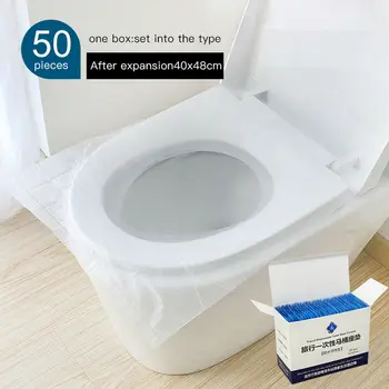 

10/50PCS Disposable Toilet Seat Covers Flushable Camping Festival Travel Aid