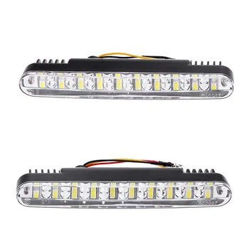 

2pcs 30LED Car Daylight Driving Light DRL Daytime Running Bright Head Lamp Daytime Running Light Fog Light Fog Lights Led
