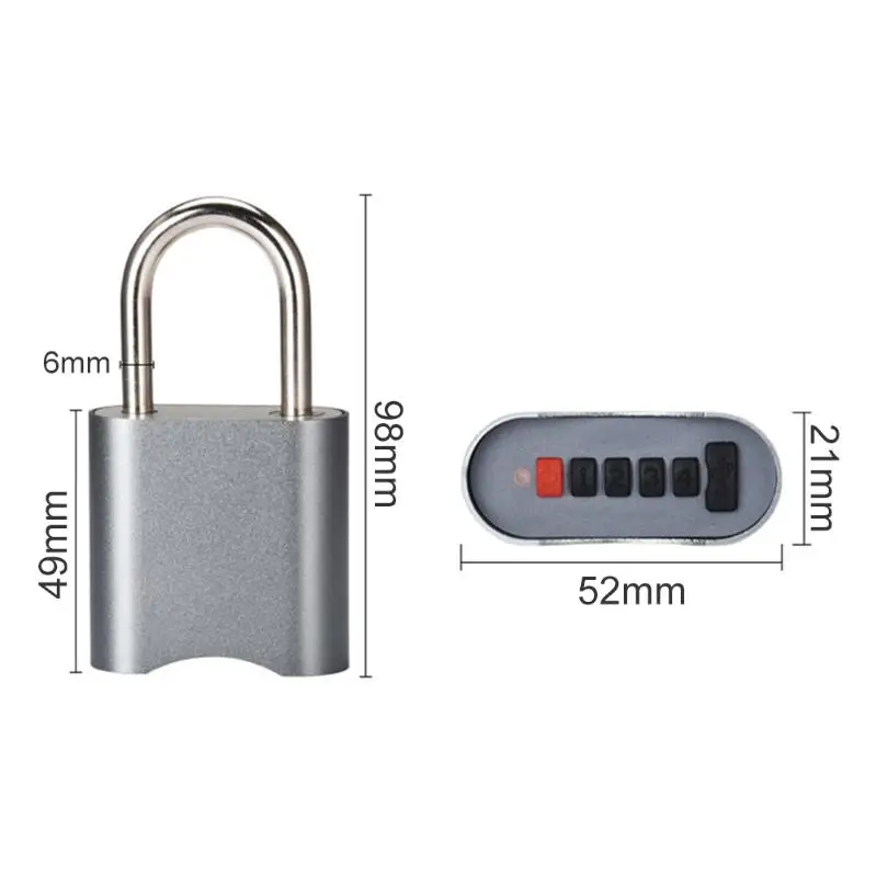Мини Bluetooth замок IP65 Водонепроницаемый ключ без отпечатков пальцев разблокировка Смарт Bluetooth USB замок дверной замок