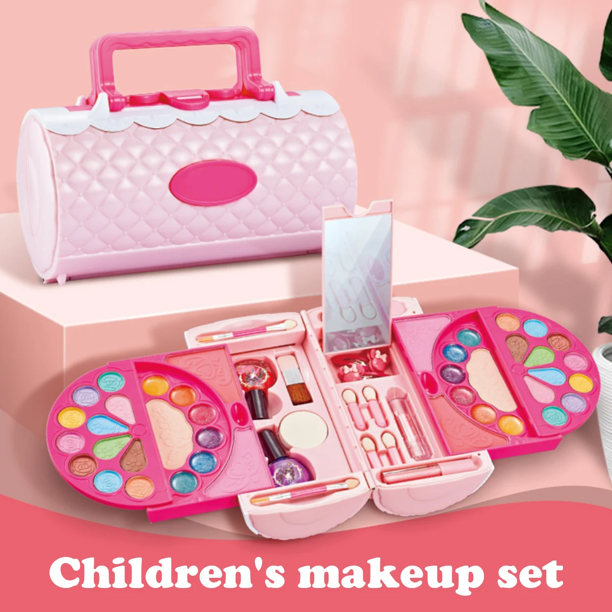 Girls Makeup Toy Kit Portable Cosmetics Make Up Washable Pretend Play Toys for Children Kids Christmas Gift | Игрушки и хобби