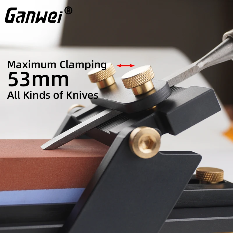 Fixed Angle Whetstone Set Grinding Frame Tool Sharpening Polishing Stone Sharpener for Woodworking Carving Chisel Knife