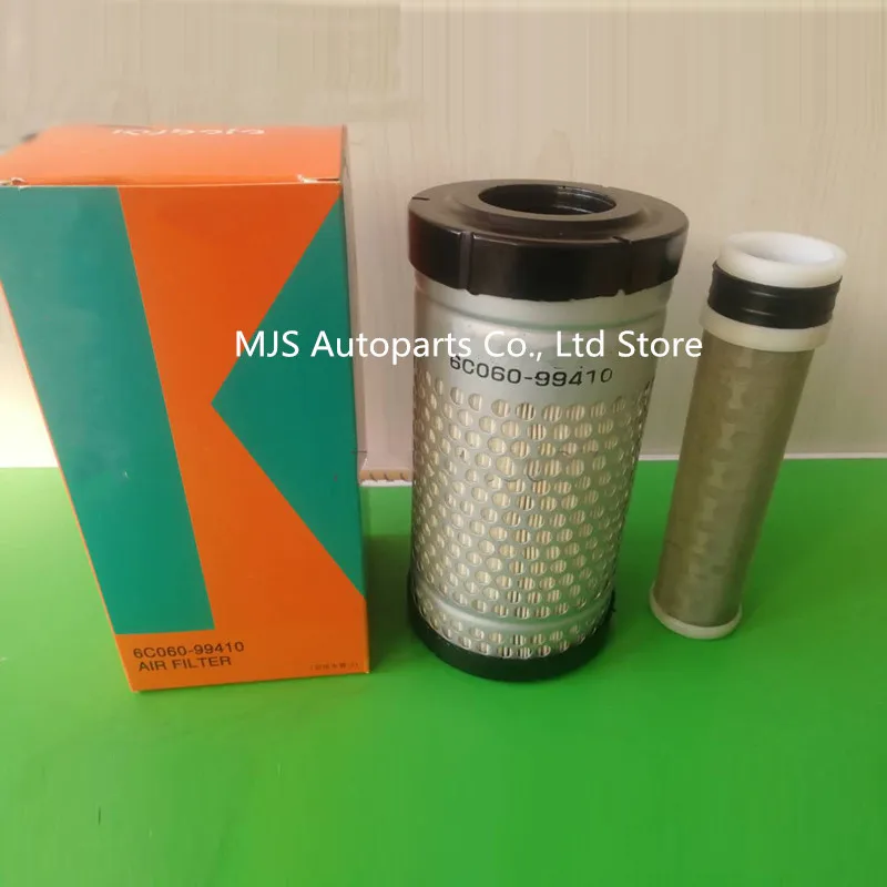 Воздушный фильтр 9 см круглый 6C060 99410 для Kubota U15-3S U20 25 аксессуары экскаватора B1VPD7397