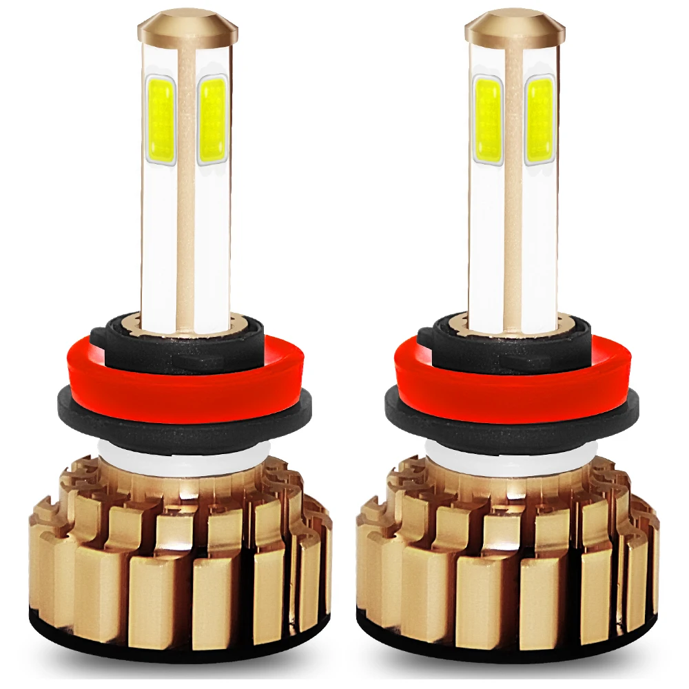 Explosion-Proof, Shockproof 360° Four-Sided LED Car Headlights Are White Light 6000k Perfect Lighting Light Car Lights
