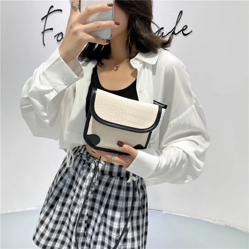 

Small bag female bag new texture niche popular bag mobile phone bag foreign style single shoulder messenger bag