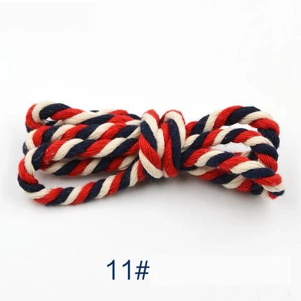 Meetee 10 м витая веревка, хлопковый шнур, сделай сам, ручная работа, для штанов, шлейка, для сумок, веревки, для украшения, шнур для шнурка, BD218 - Цвет: 11