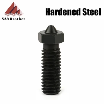 

1PC Hardened Steel Volcano Nozzles For High Temperature 3D Printing PEI PEEK Carbon Fiber Filament For E3D Volcano Hotend