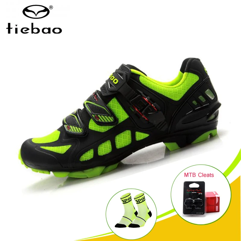 1502 G with cleats TIEBAO mtb шипы велосипедная обувь мужская обувь суперзвезды zapatillas deportivas hombre женские кроссовки scarpe гоночный велосипед mtb sapatos - Цвет: 1502 G with cleats