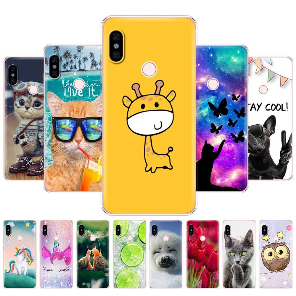 silicon case For xiaomi Redmi Note 5 global version Case soft tpu Cover Cases For redmi note 5 pro shell
