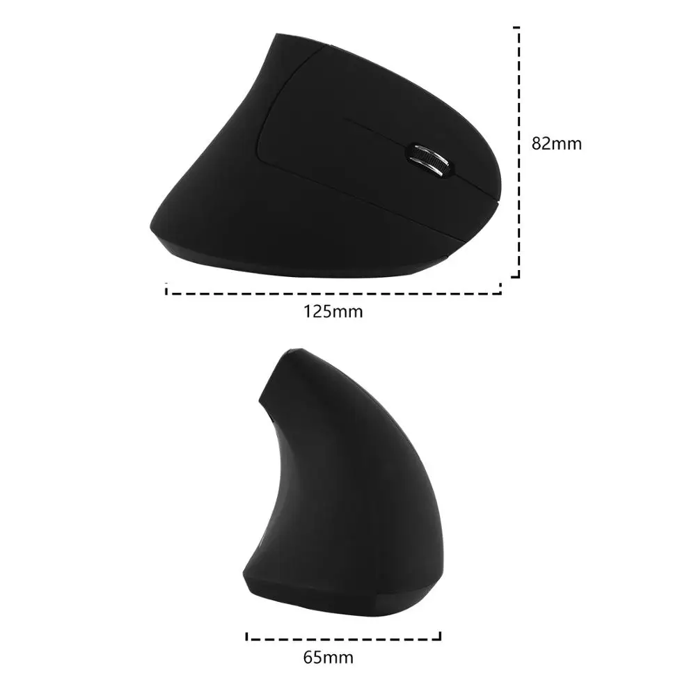 Беспроводной вертикальный Мышь Bluetooth эргономичная оптическая 1000/1200/1600 Точек на