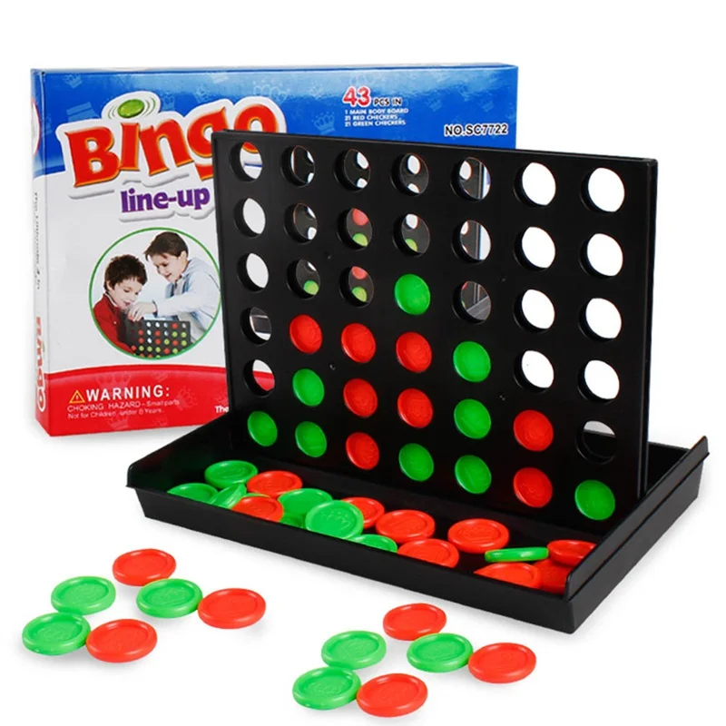 3D Serial Chess Backgammon Children's Educational Toys Four Chess Backagammon Early Game For Children And Adult