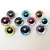 20pcs/lot 3D Findings Stuffed Toys Glitter Safety Eyes Nonwovens Hard Washer Clear Plush Doll Round Plastic Safety Eyes 1