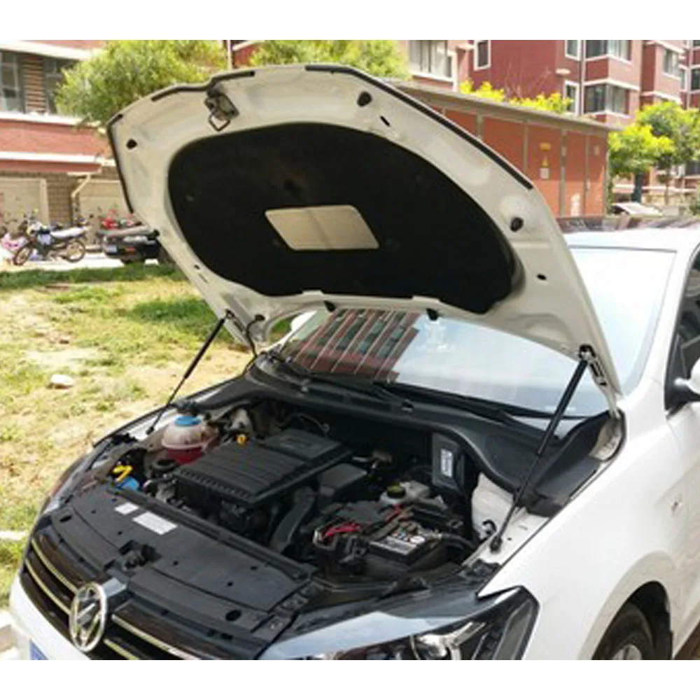 Передний капот для Volkswagen Santana 2013- 2x модифицирует газовые стойки из углеродного волокна, поддерживающие амортизатор
