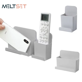 

Remote Control Storage Box Wall Mounted Storage Box Plug Mobile Phone Holder Stand Air Conditioner Storage Case Office Organizer