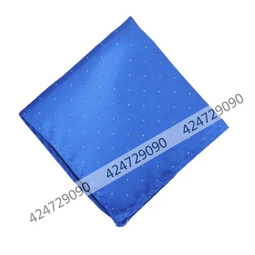 Модный Одноцветный Свадебный мужской платок с квадратным платком в горошек, роскошное полотенце для рук JA0001c - Цвет: JA0001c16