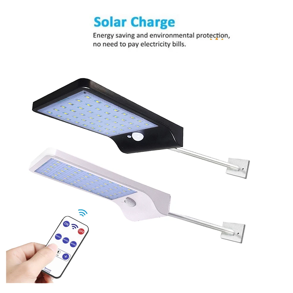 

48/36 LED Solar lamp 3 modes waterproof PIR Motion Sensor Garden Security solar light Street wall spot flood Lights pole
