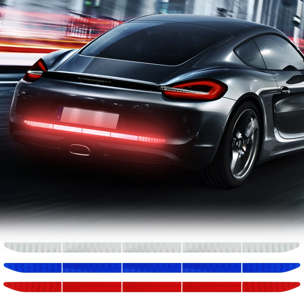Car Reflective Sticker Auto Trunk Warning Strip for kia sportage sorento hyundai ix35 tucson KONA VOLVO XC40 XC60 XC90 | Автомобили и
