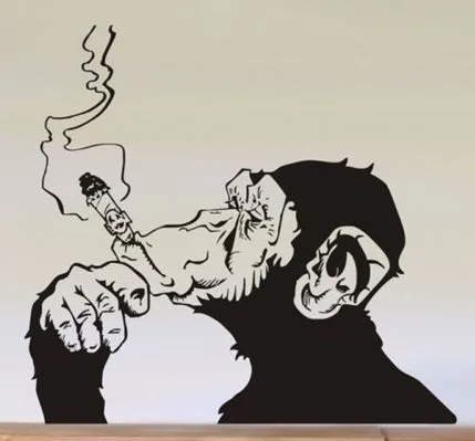 Chimpanzees жевательные табак поколение импортные товары производители Европа и Америка Стикеры с пословицами на стену английский Customizabl