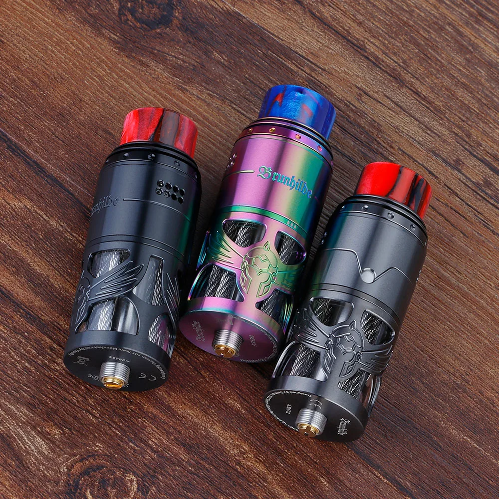 Испаритель Vapefly Brunhilde RTA емкость 8 мл/2 мл с полой конструкцией SS и двойной катушкой