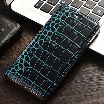 

Crocodile Print Flip Leather Genuine Case For Oukitel C3 C4 C8 U7 U15 U16 U18 U20 U22 U25 Plus Max Pro Mix 2 Cover Cases