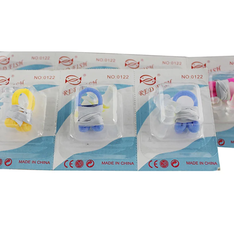 Manufacturers Paper Card Installed Nose Clip And Ear Plug Swimming Pool Only Nasal Splint Earplug Wholesale