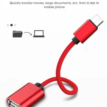 Адаптер кабель тип-c USB OTG USB мама к Micro USB папа конвертер для Android для samsung для ноутбука OTG функция для IPhone
