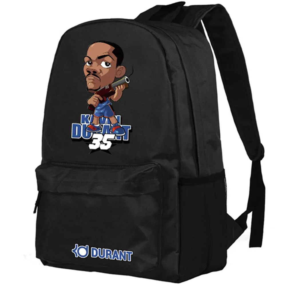 

MeanCat Fall Cartoon Durant Curry Shoulder Bag for Basketball Fans Backpack
