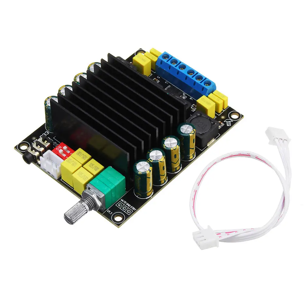 Digital Amplifier Audio Board TDA7498 Power Amp 2.0 Class D Stereo HIFI DC12-36V 2*100W | Электроника