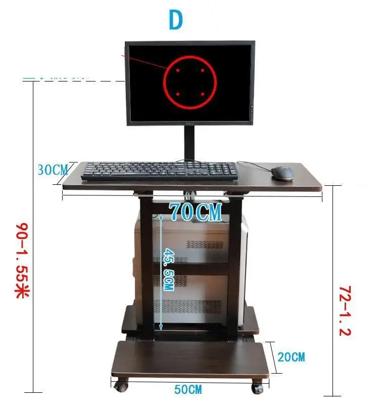 Bureau Meuble офисная настольная подставка для ноутбука scrivana Lap Mesa Dobravel Регулируемая прикроватная тумбочка для ноутбука компьютерный стол для учебы