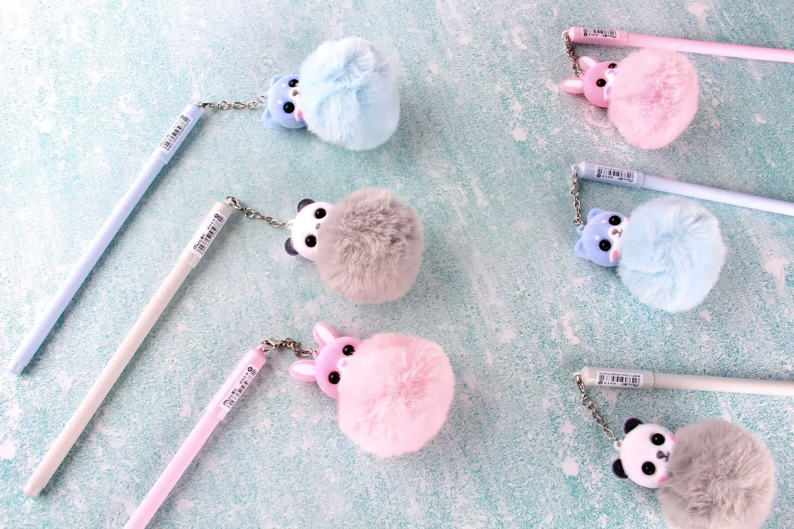 1 шт. гелевые ручки яркие черные с кроличьими чернилами fresh Kawaii Шариковые школьные