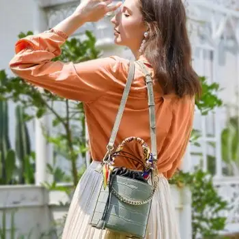 

2019 new fashionable retro Bucket BagAAA010