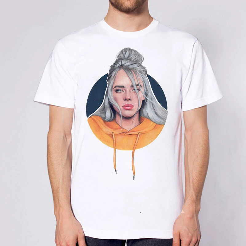 Новейшая футболка Billie Eilish, Мужская/wo Мужская винтажная уличная футболка в стиле хип-хоп, смешная футболка унисекс с надписью «Bad Guy», 90 s, мужские/женские футболки