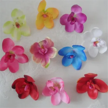 

Fake Orchids Flower Head 48Pcs Dia.8cm/3.15" Simulation Butterfly Orchid for Wedding Bridal Wrist Flower Headwear Accessories